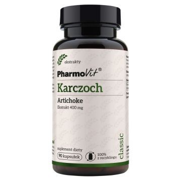 Pharmovit Karczoch Artichoke Ekstrakt 400 mg,kaps.,90 szt
