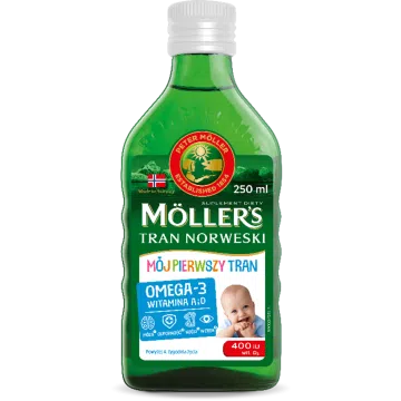 Mollers Mój Pierwszy Tran Norweski, płyn, 250 ml