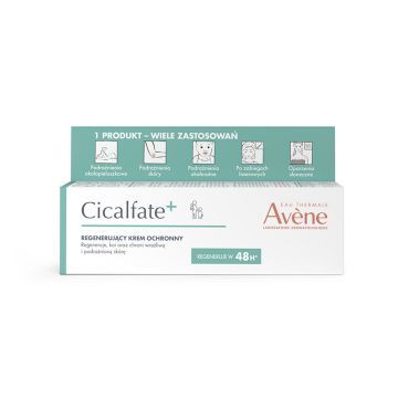 Avene Eau Thermale Cicalfate+, regenerujący krem ochronny, 40 ml