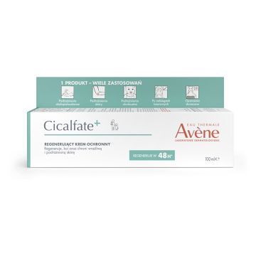 Avene Eau Thermale Cicalfate+, regenerujący krem ochronny, 100 ml
