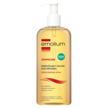 Emolium Dermocare, nawilżający olejek do mycia, 400 ml