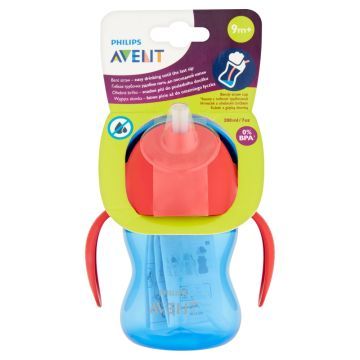 Avent, kubek,z gietka slomka, 9m+,SCF796/01,200ml,1 szt