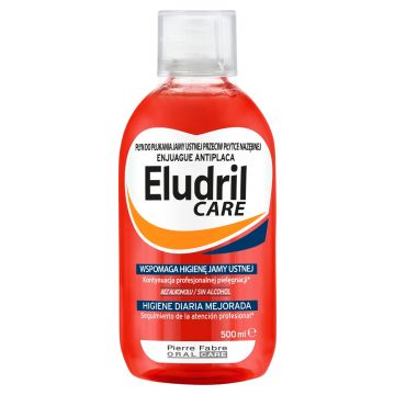 Eludril Care, płyn do codziennej higieny jamy ustnej, 500 ml