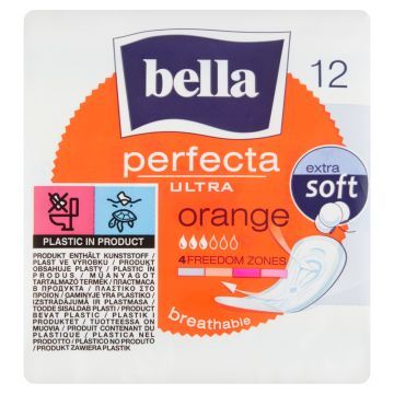 Bella, podp.,Perfecta,ultracienkie,Orange, 12 szt