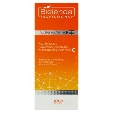 Bielenda Professional SupremeLab, Rozjaśniająco-odżywcza maseczka z ultrastabilną witaminą C, 70 ml