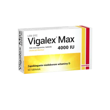 Vigalex Max, 4000 IU, tabletki, 60 szt.