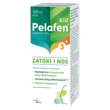 Phytopharm Pelafen Kid 3+ Zatoki i Nos, płyn, 100 ml