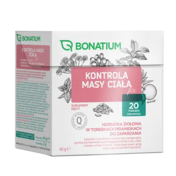 Bonatium Kontrola masy ciała fix, herbatka ziołowa 20 sztuk