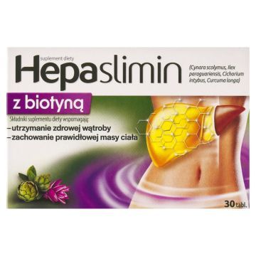 Hepaslimin z biotyną, tabletki, 30 szt.