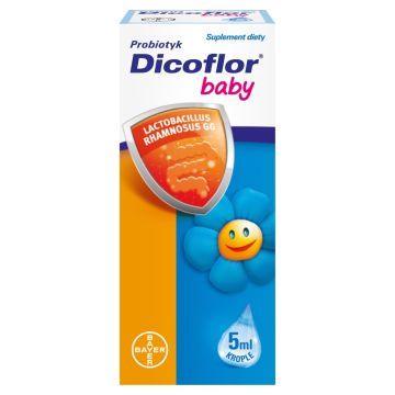 Dicoflor Baby, probiotyk, krople, 5 ml