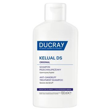Ducray Kelual DS, szampon do postępowania w ciężkich stanach łupieżowych, 100 ml
