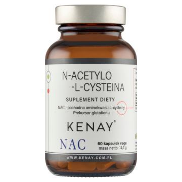 NAC N-acetylo-L-cysteina, kaps.,  60 szt