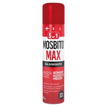 Mosbito Max, spray, 3w1, 90 ml