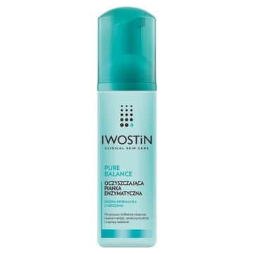 Iwostin Pure Balance, oczyszczająca pianka enzymatyczna, 150 ml