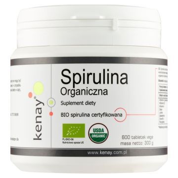 Spirulina Organiczna, tabl., 600 szt