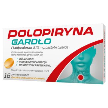 Polopiryna Gardło, 8,75 mg, pastyl.twarde, 16 szt