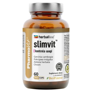 Pharmovit Herballine, Slimvit kontrola wagi, 60 szt.