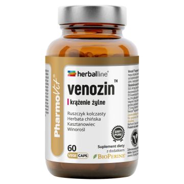 Pharmovit Herballine, Venozin krążenie żylne, 60 szt.