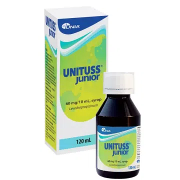 Unituss Junior, 60 mg/10 ml, syrop, 120 ml