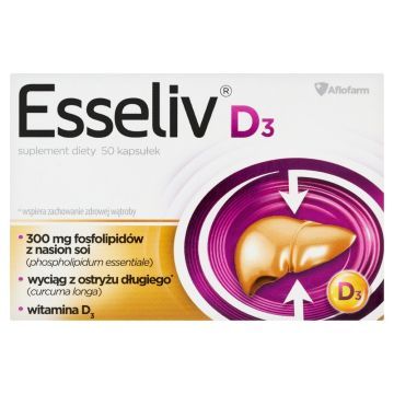 Esseliv D3, kapsułki, 50 szt.