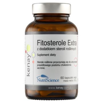 Fitosterole Extra,z dodatkiem steroli roslinnych,kaps.,60szt