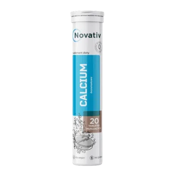 Novativ Calcium, tabletki musujące, 20 sztuk