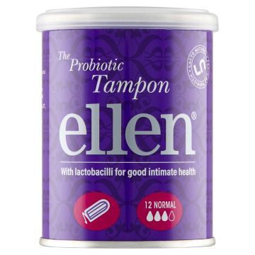 Ellen, tampon, probiotyczny,Normal, 12 szt