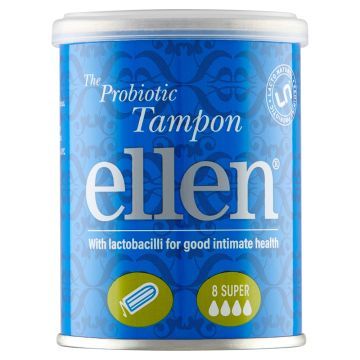 Ellen, tampon, probiotyczny,Super, 8 szt