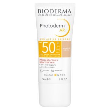 Bioderma Photoderm AR, krem,sk,naczyn.,SPF50+,naturalny,30ml
