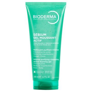 Bioderma Sebium Mouss, zel, oczyszcz.sk.tlusta,tradzik,200ml