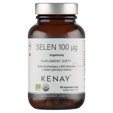 Selen 100 mcg Organiczny, kaps., 60 szt