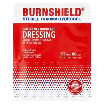 Burnshield, opatr.,hydrozelowy,na oparzenia,100x100mm, 1szt