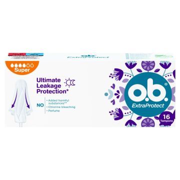 O.B. ExtraProtect Super, tampony, 16 szt.