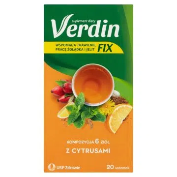 Verdin fix z cytrusami, susz ziołowy, 20 szt.