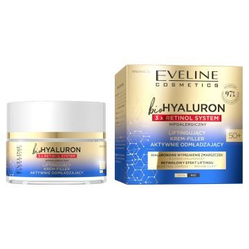 Eveline bioHyaluron 3xRetinol, krem,filler,lifting.,50 ml
