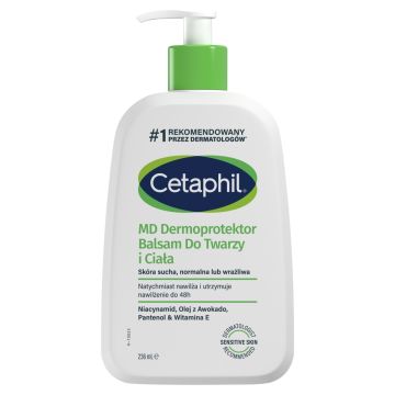 Cetaphil MD Dermoprotektor, balsam nawilżający do twarzy i ciała, 236 ml