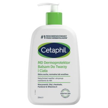 Cetaphil MD Dermoprotektor, balsam nawilżający do twarzy i ciała, 236 ml