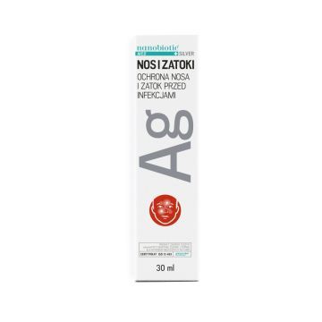 Nanobiotic Med Silver Spray ochrona przed infekcjami nos i zatoki, 30 ml