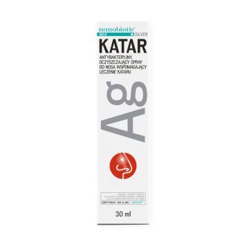 Nanobiotic Med Silver Antybakteryjny oczyszczający spray do nosa katar, 30 ml