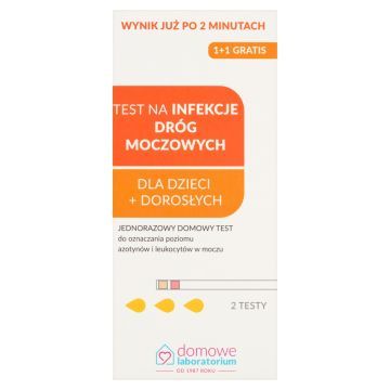 Test na infekcje drog moczowych, dla dzieci i doroslych,2szt