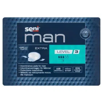 Seni Man Extra Level 3,pieluchy,anatom.,dla mężczyzn,15szt