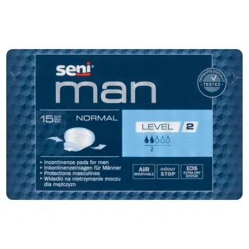 Seni Man Normal Level 2, wkładki anatomiczne,15 szt