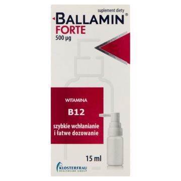 Ballamin Forte, spray,do stos.w j.ustnej, 15 ml
