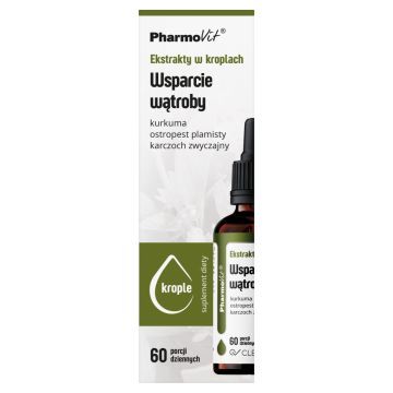 Ekstrakty w krop.Wsparcie watroby Clean label Pharmovit,30ml