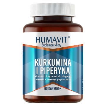Humavit Kurkumina i piperyna, kaps., 60 szt