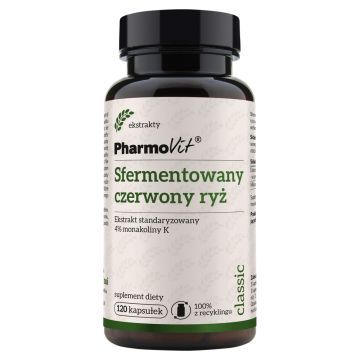 Pharmovit Sfermentowany Czerwony ryz, kaps.,120 szt