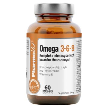 Pharmovit, Omega 3-6-9 60, kapsułki miękkie, 60 szt.