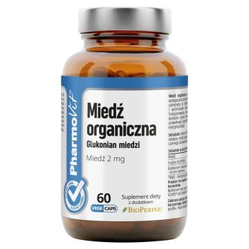 Pharmovit, miedź organiczna 2 mg, kapsułki, 60 szt.