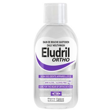 Eludril Ortho, plyn, do plukania jamy ustnej, 500 ml