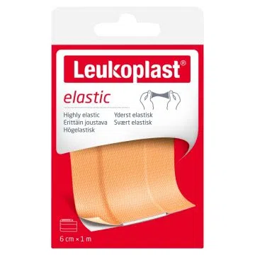 Leukoplast Elastic, plast.z opatr., 6cmx1m, 1szt (76455-06)